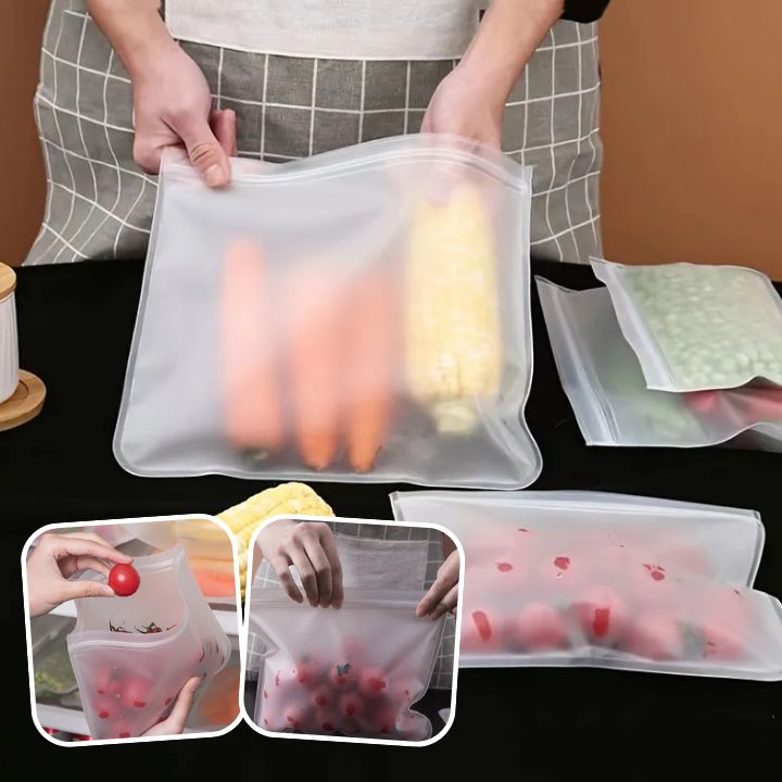 sac de congélation / silicone - Délices Kitchen